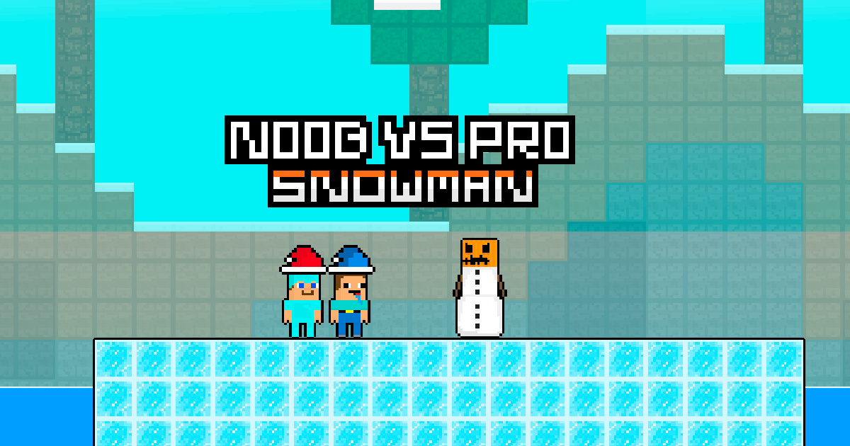 Noob vs Pro Snowman